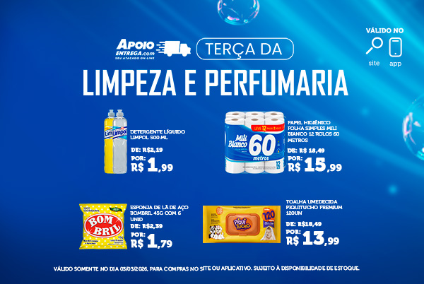 Terça da Perfumaria e Limpeza